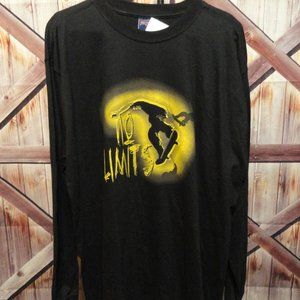 No Limits Skate boarding graphic long sleeve T~NWT~Xgames~heavy cotton